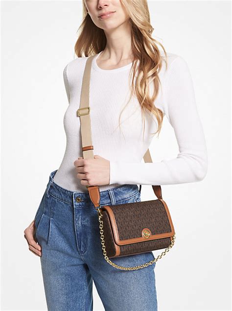 michael kors freya small crossbody|Freya Small Convertible Logo Crossbody Bag .